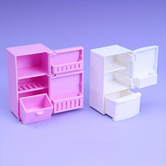 Dollhouse Kitchen Fridge Freezer Toy