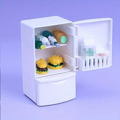 Dollhouse Kitchen Fridge Freezer Toy