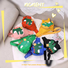 Cartoon Dinosaur Kids Schoolbag Messenger Bag Waist Chest Bag