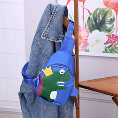 Cartoon Dinosaur Kids Schoolbag Messenger Bag Waist Chest Bag