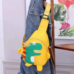 Cartoon Dinosaur Kids Schoolbag Messenger Bag Waist Chest Bag