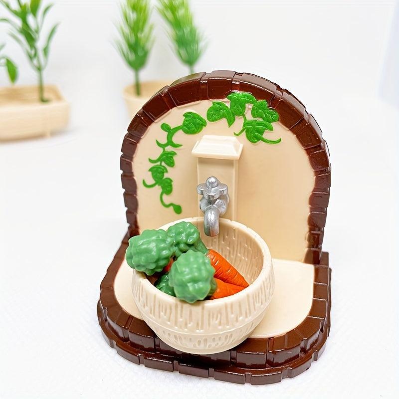 30pcs Mini Farm Vegetable Toys Educational Ornaments Simulation Play Set