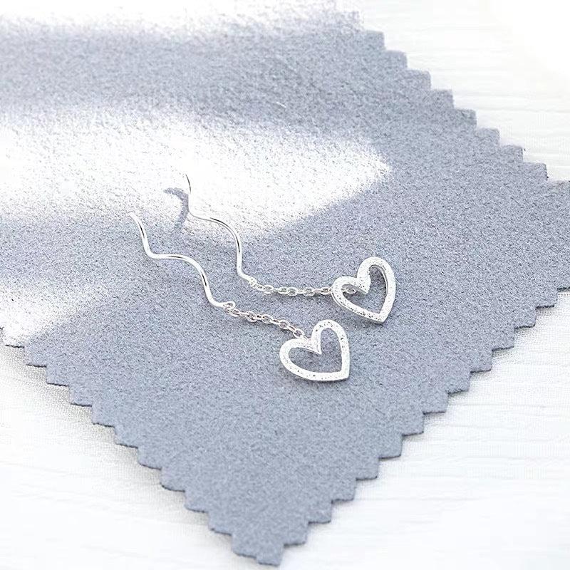 Tassel Earrings Sweet Heart Ear Wire Earrings Ear Jewelry