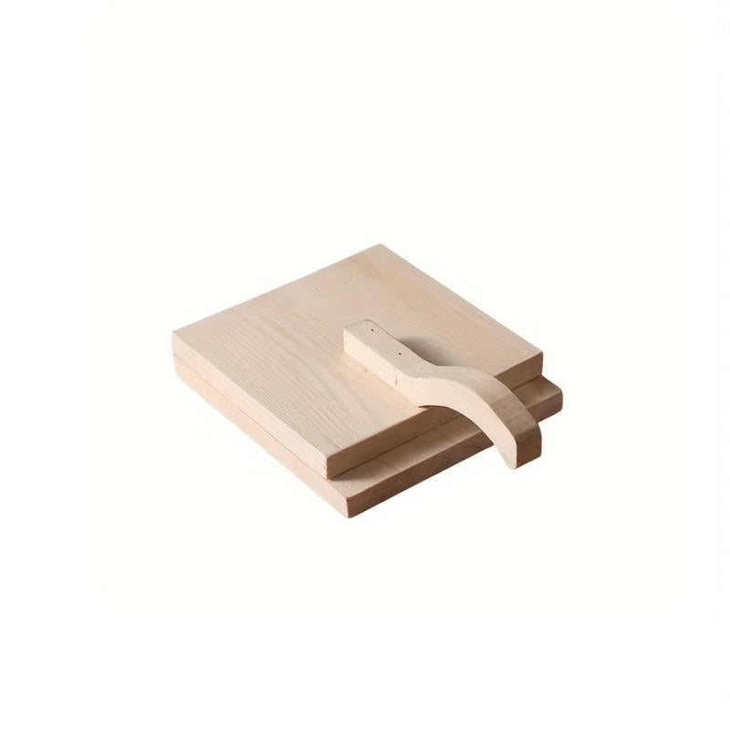 Solid Wood Dumpling Skin Press Noodle Bun Mold