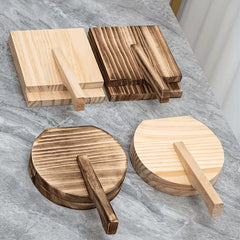 Solid Wood Dumpling Skin Press Noodle Bun Mold