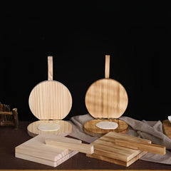 Solid Wood Dumpling Skin Press Noodle Bun Mold