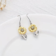 Sunflower Dangle Earrings Drop Dangle Earrings