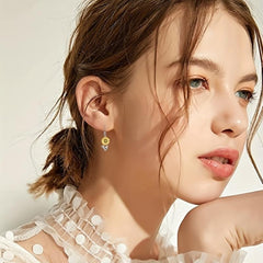 Sunflower Dangle Earrings Drop Dangle Earrings