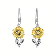 Sunflower Dangle Earrings Drop Dangle Earrings