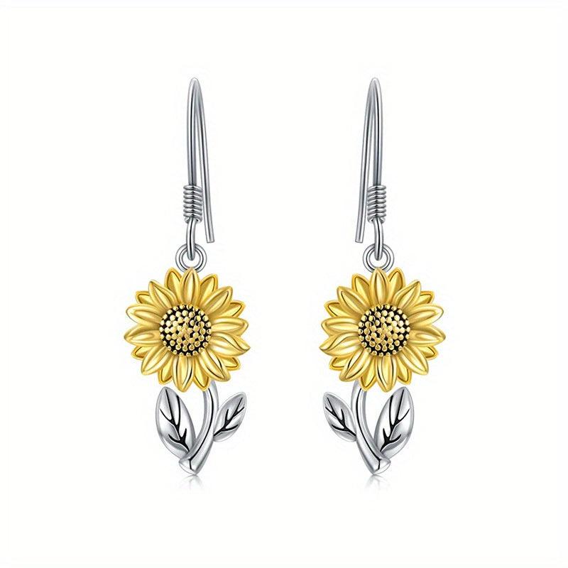 Sunflower Dangle Earrings Drop Dangle Earrings