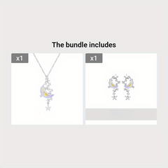 Moon Necklace For Girls Collarbone Chain Jewelry Girlfriends