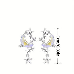 Moon Necklace For Girls Collarbone Chain Jewelry Girlfriends
