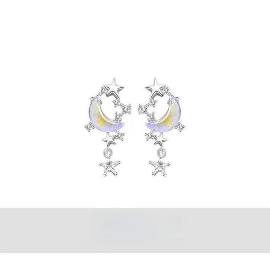 Moon Necklace For Girls Collarbone Chain Jewelry Girlfriends