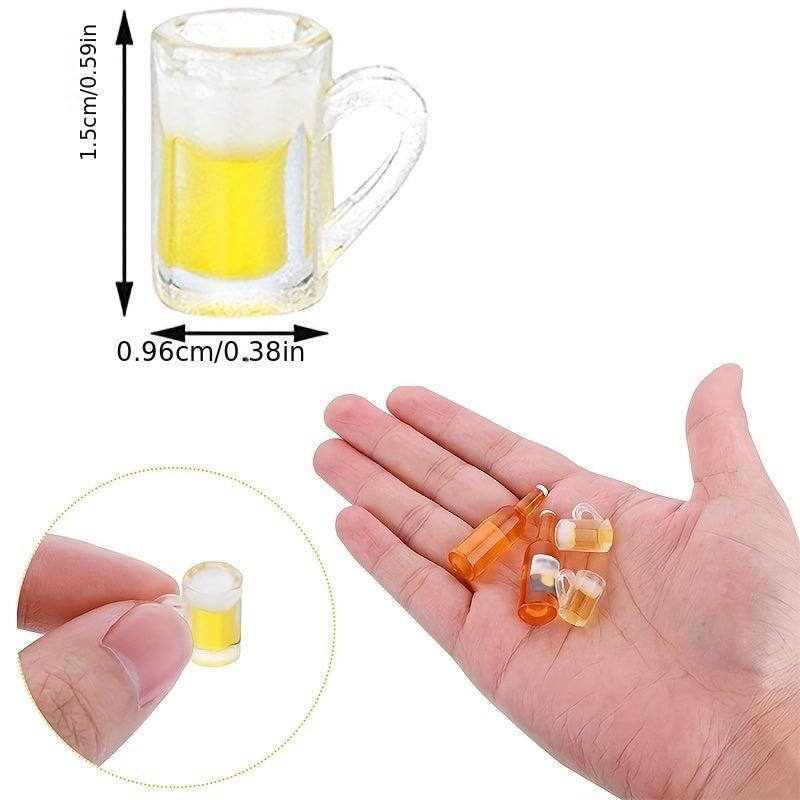 20pcs Mini Beer Cup 1:12 Micro Landscape Ornaments