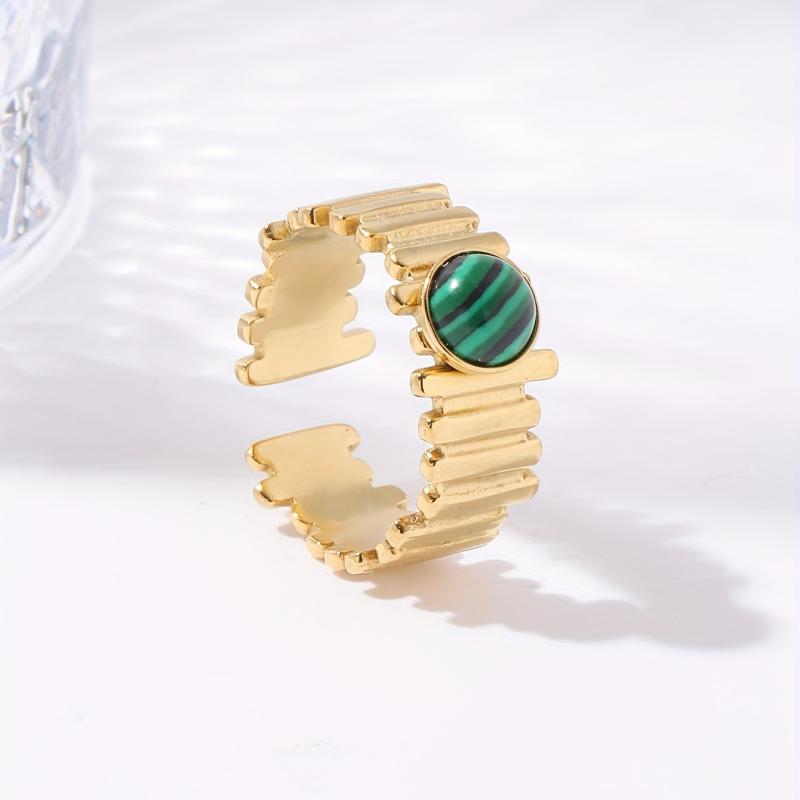 Personalized Stainless Steel Open Ring