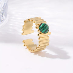 Personalized Stainless Steel Open Ring