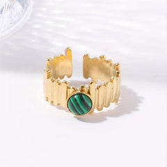 Personalized Stainless Steel Open Ring