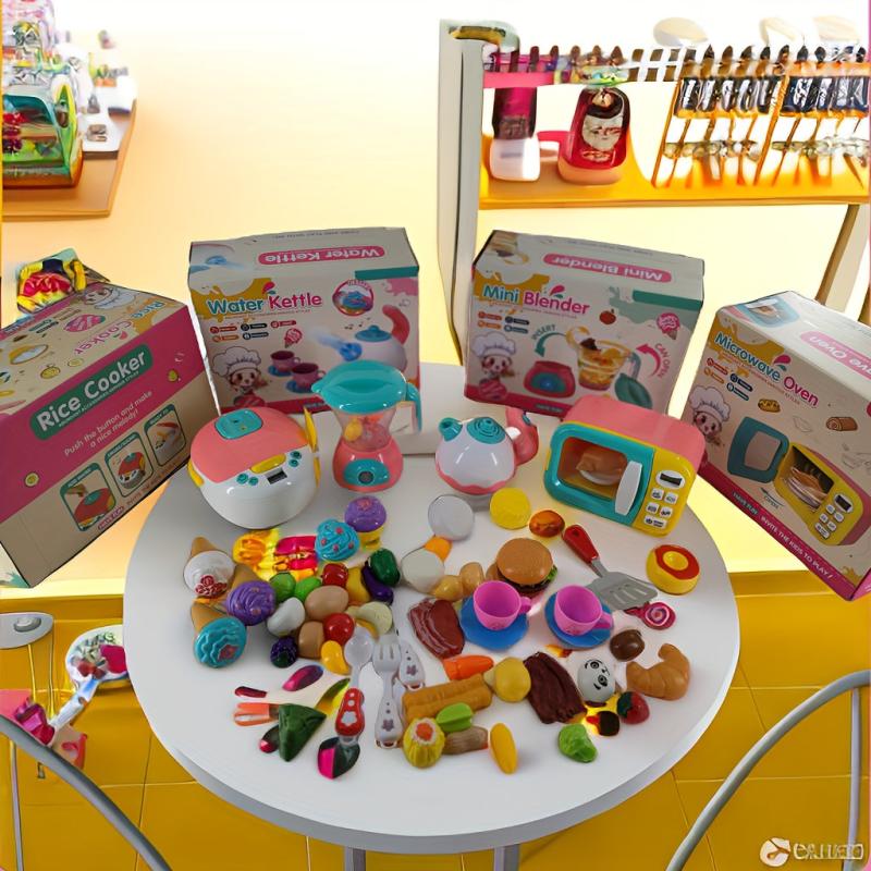 Family Toy Breakfast Dessert Simulation Set