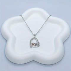 Charming Axolotl Heart Pendant Necklace - Axolotl Jewelry Gift