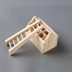 Mini Wooden Ladder for Painting Decorating Staining Fairy Home Decor