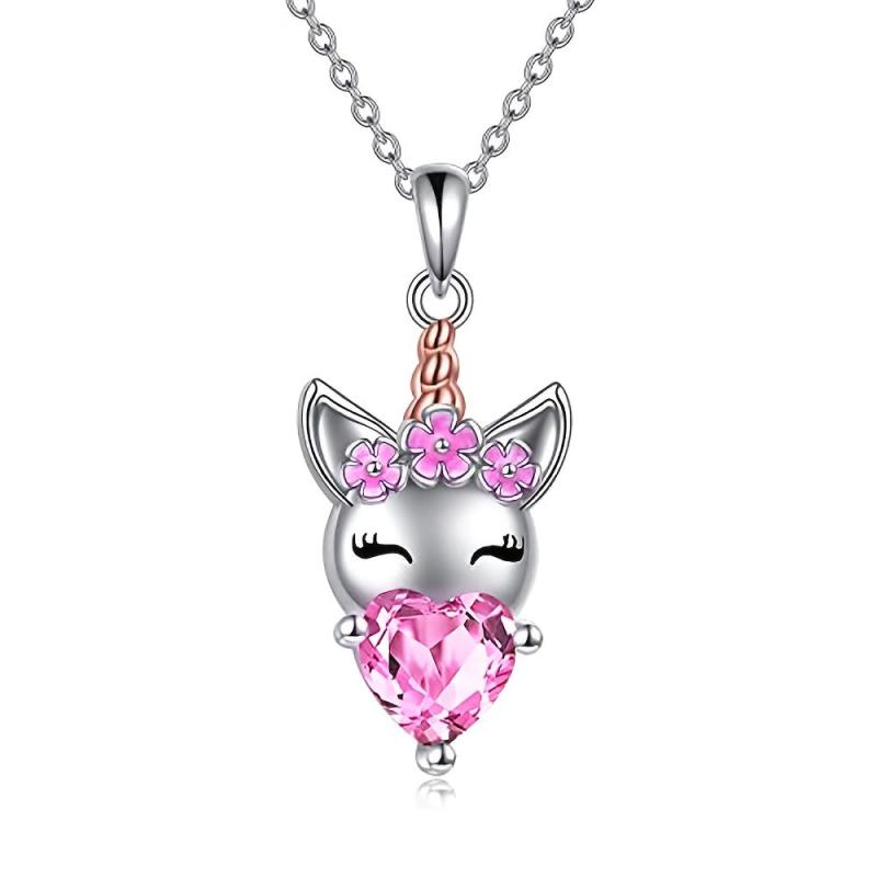 Unicorn Pendant Necklace for Girls - Fantasy Unicorn Jewelry