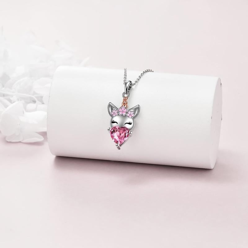 Unicorn Pendant Necklace for Girls - Fantasy Unicorn Jewelry