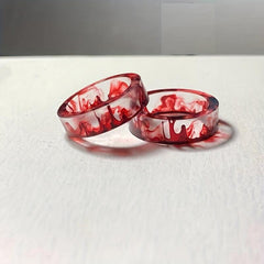 Halloween Ghost Blood Stain Ring - Spooky Cosplay Accessory