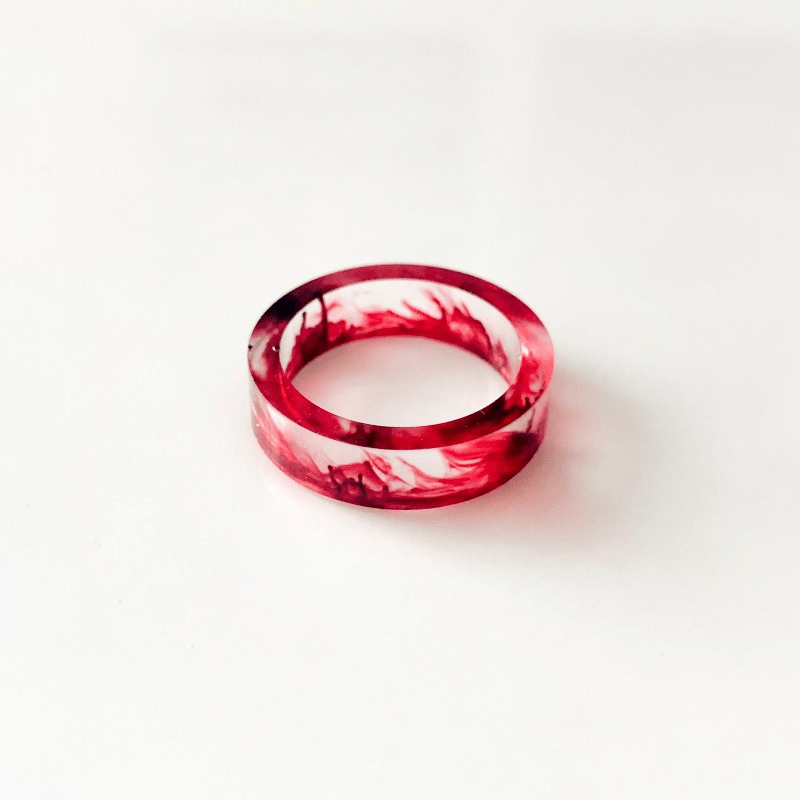 Halloween Ghost Blood Stain Ring - Spooky Cosplay Accessory