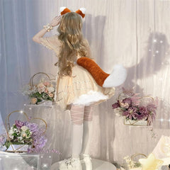 Fox Ear Hoop and Tail 2 piece Role playing Costume