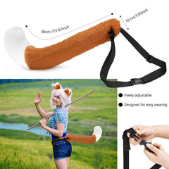 Fox Ear Hoop and Tail 2 piece Role playing Costume