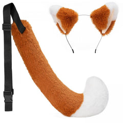 Fox Ear Hoop and Tail 2 piece Role playing Costume