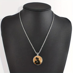 Cartoon Cat Bead Pendant Necklace Gift