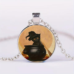 Cartoon Cat Bead Pendant Necklace Gift