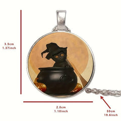 Cartoon Cat Bead Pendant Necklace Gift