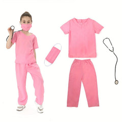 Pink Doctor Role Play Costume for Kids