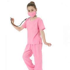 Pink Doctor Role Play Costume for Kids