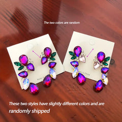 Stunning Water Drop Earrings with Diamonds