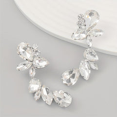 Stunning Water Drop Earrings with Diamonds