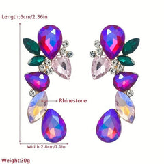 Stunning Water Drop Earrings with Diamonds