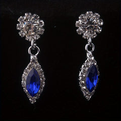 Artificial Diamonds Rhinestones Necklace Earrings Set