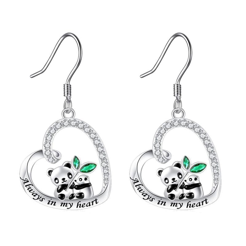 Panda Love Earrings for Ladies and Girls, Birthday Christmas