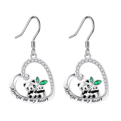 Panda Love Earrings for Ladies and Girls, Birthday Christmas