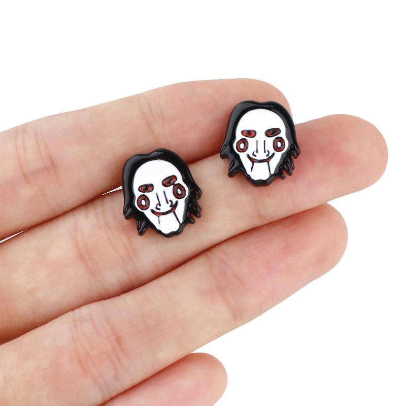 Halloween Horror Movie Stud Earrings - Stainless Steel Jewelry Gift