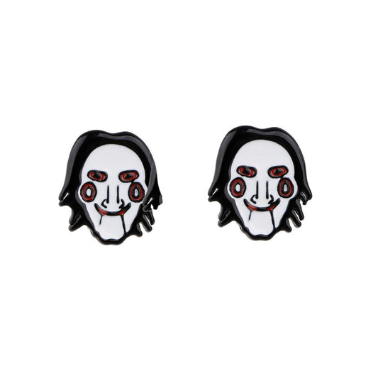 Halloween Horror Movie Stud Earrings - Stainless Steel Jewelry Gift