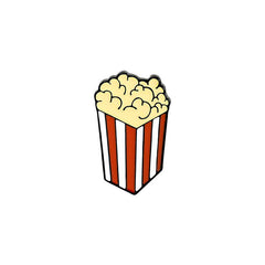 Cartoon Popcorn & Cola Brooch - Fun Accessory