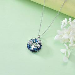Tree Of Life Owl Pendant Necklace Ideal Gift For Women