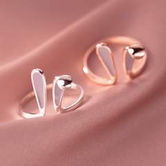 Pink Rabbit Ear Ring Adjustable Alloy Index Finger Jewelry