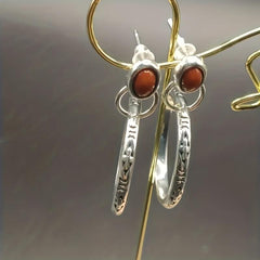 Vintage Agate Turquoise Earrings Men Women Unique Style