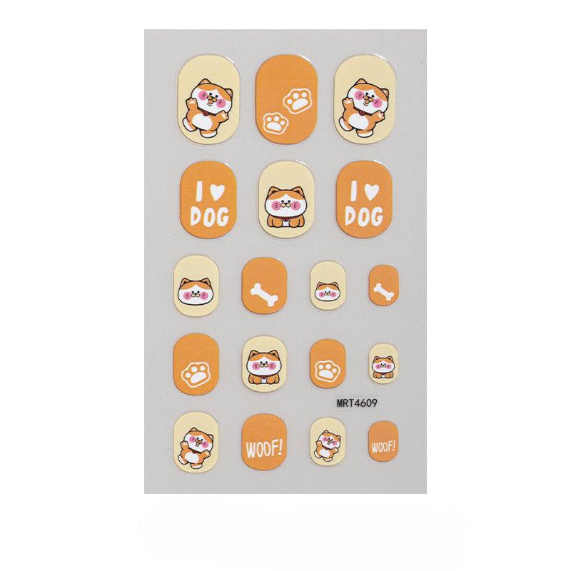 Kids' Cartoon Nail Art Stickers Waterproof DIY Decoration