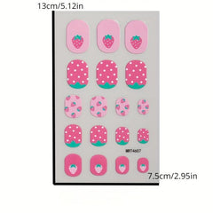 Kids' Cartoon Nail Art Stickers Waterproof DIY Decoration